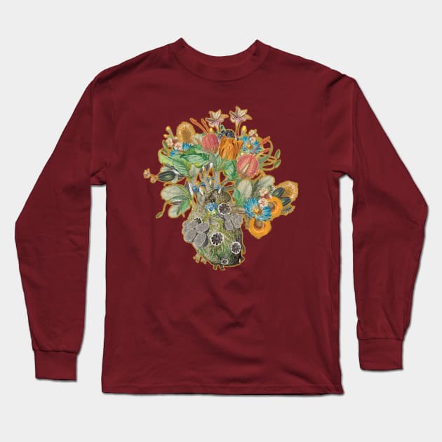 Organic Heart Long Sleeve T-Shirt by lazykite